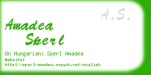 amadea sperl business card